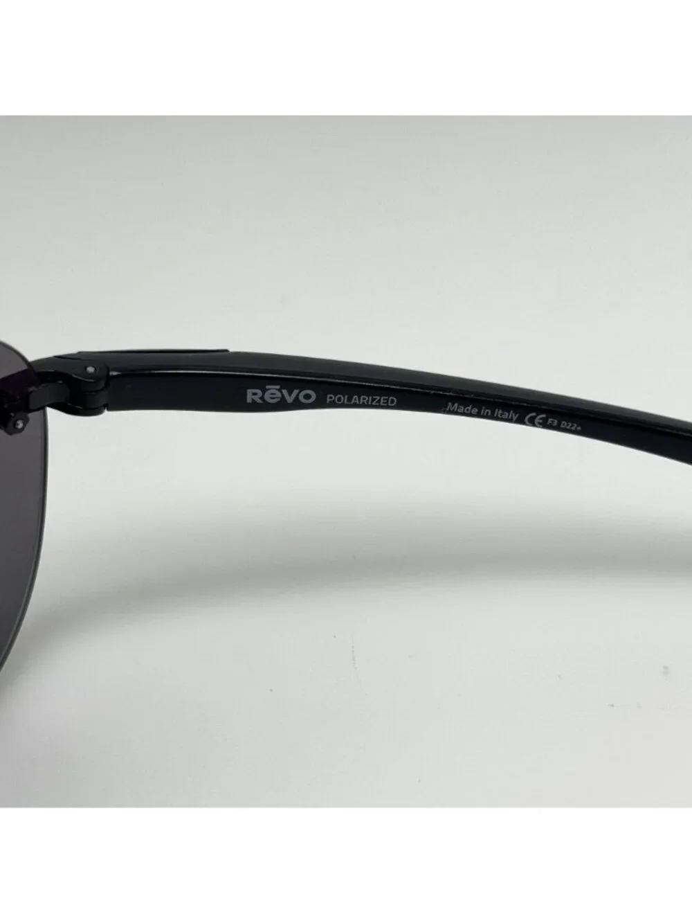 Revo Sunglasses Descend A RE 1169 01 Black Polarized Italy 62-13-139
